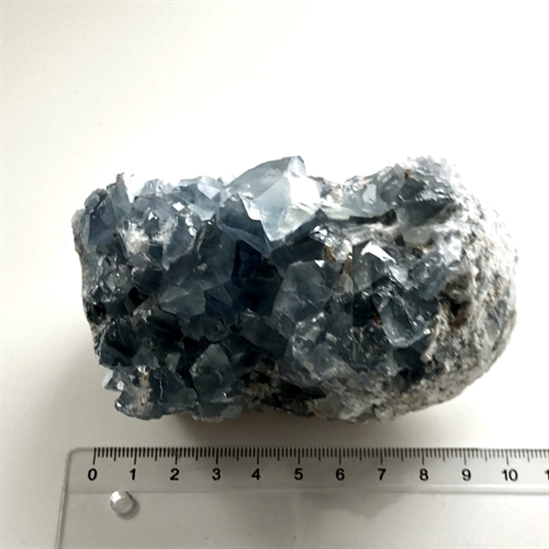 Celestit Klynge - Geode 750 gram